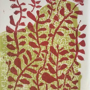 David Constantin - Red print - 29.7 x 21 cm